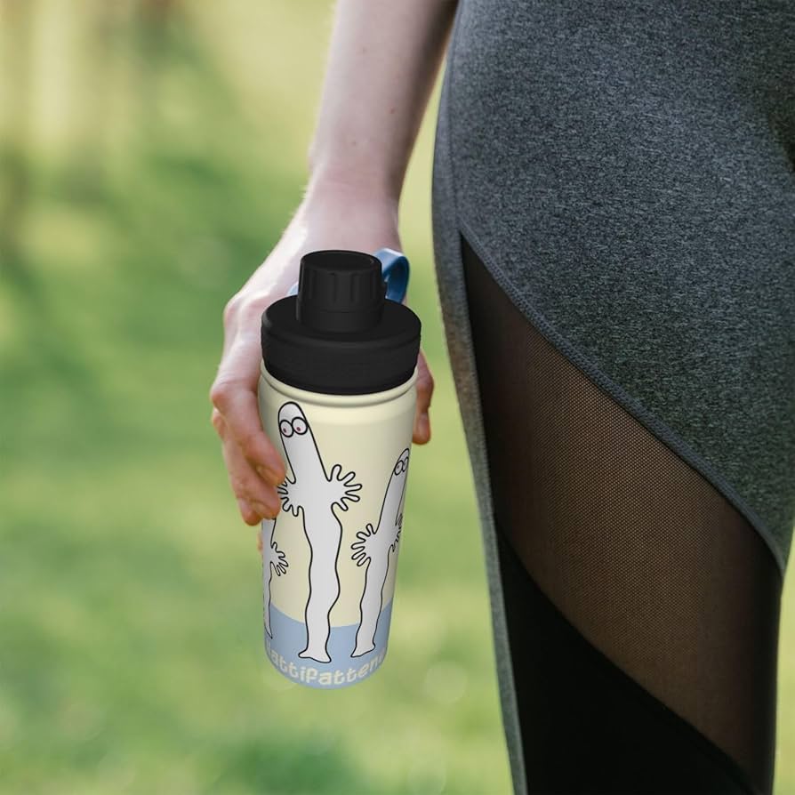 Amazon | Zateem 水筒 500ml ムーミンニョロニョロ 保温水筒